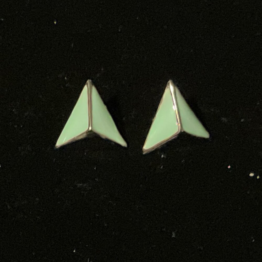Vintage Pyramid Stud Earrings